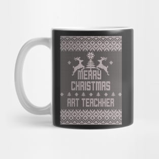 Merry Christmas ART TEACHER Mug